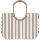 Reisenthel loopshopper L, Beige, Weiß, Polyester, Stoffbeutel, Muster, 25 l, 460 mm