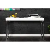 Invicta Laptop-Bürotisch WHITE DESK 120x40cm weiß