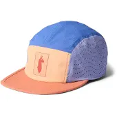 Cotopaxi Kappe Unisex Tech Plus 5-Panel Hat Cantaloupe / Grapefruit