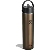 Hydroflask - Lightweight Wide Flex Straw Cap - Isolierflasche Gr 710 ml braun