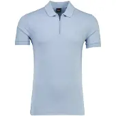 BOSS Hellblaues Polo BOSS Orange normale Passform