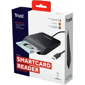 Trust Computer Products Primo Smart-Card-Lesegerät Drinnen USB USB Typ-C Schwarz