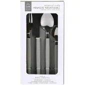 HowHomely | Besteckset 16-teilig - Grau - Modern