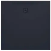 Laufen Duschwanne PRO quadrat. Abl seitl 900x900x30mm anthr