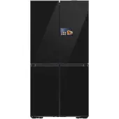 Samsung French Door "RM90F67CECEF", Energieeffizienz: E, silber (schwarz), B:91,2cm H:185,3cm T:73,1cm, Kühlschränke, French Door