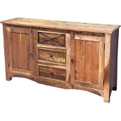Massivart Sideboard 150 cm Akazie massiv lackiert montiert - ACANO