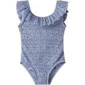 Lil´ Atelier Badeanzug "Feline" in Blau - 104