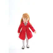 Hape teenagerpuppe mit Schuluniform 23 cm