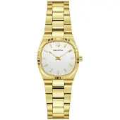 Bulova Damen Armbanduhr 97L189 Classic Edelstahl goldplattiert