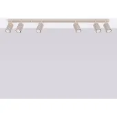 Licht-Erlebnisse Spot Strahler Aluminium GU10 IP20 verstellbar Taupe länglich Modern