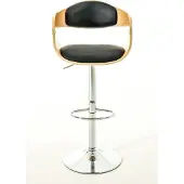 CLP 2er Set Barhocker Kingston C Kunstleder natura/schwarz