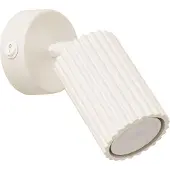 Licht-Erlebnisse Wandspot Aluminium GU10 verstellbar Creme Modern