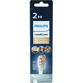 Philips A3 Premium All-in-One HX9092/10 2x Weiße Bürstenköpfe für Schallzahnbürste, 2 Stück(e), Weiß, 3 Monat( e), Weich, Gummi,