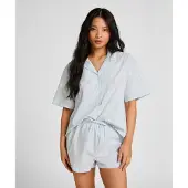 Hunkemoller Gestreiftes Baumwolljacke Blau