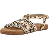 Lazamani Riemchensandale "Sandalen Leder/Textil"