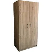 Masseno Drehtürenschrank PINELLO 81/177/52cm 2-türig Schlafzimmer Schrank Kleiderschrank Sonoma Eiche