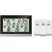 Nextime WS 7065, Schwarz, Indoor humidity, Outdoor humidity, Innen-Thermometer, Außen-Thermometer, Thermometer, Hygrometer, Thermometer, 20 - 95%, 20 - 95%