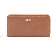 L.credi Geldbörse Perla Zip Around Wallet Cognac hellbraun