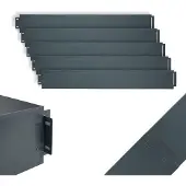 UNUS Rasenkante Metall Beeteinfassung 5m x 14cm Anthrazit