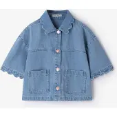 Sissy-Boy Jeansjacke Im Cropped-Look - Blau | Größe: 110-116