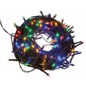 Idena 12x Lichterkette 200 LED bunt 8h Timer 27,9m