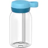 Mepal Campus Trinkflasche mit Trinkhalm 450 ml - Cool blue