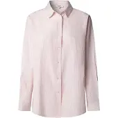 Pepe Jeans für Damen. PL3051395 Bernany Hemd hellrosa (XS), Lässig, Baumwolle, Langarm