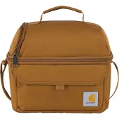 Carhartt Insulated 12 Can Two Compartment Lunch Cooler brown (211) OS