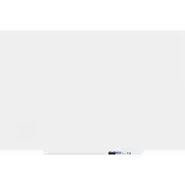 Rocada Whiteboard SKIN PRO, rahmenlos, modular, Hoch-/Querformat, magnethaftend, Ablageschale, B 750 x H 1150 mm, beschichteter Stahl, signalweiß RAL 9003