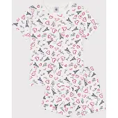 Petit Bateau Pyjama in Weiß - 140