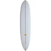 Almond Cashew Ii 9´0 Clear Gold Diamond Logo Mat Finish Surfbrett