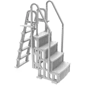 Oku Obermaier OKU Pooltreppe 4-stufig inkl. 5-stufiger Leiter