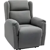 HOMCOM Relaxsessel, Fernsehsessel mit Liegefunktion, TV-Sessel mit Taschenfeder
