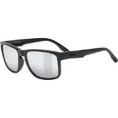 Uvex S534001 poise Unisex-Sonnenbrille Vollrand Eckig TR90-Gestell, schwarz