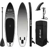 Yeaz SUP Board und Kit BLACK SANDS BEACH - EXOTRACE - SET