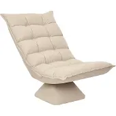 HOMCOM Bodenstuhl Bodensofa mit Verstellbarer Rückenlehne für Wohnzimmer, Büro