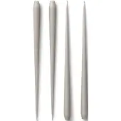 STOFF Nagel - Large taper candles by Ester & Erik, 4 pcs - Sand