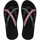 Teva Flip Flops Olowahu Damen Lilas Multi / Black-Schuhgröße 38