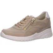 Waldlaufer Schnürhalbschuhe in beige, Gr. 8