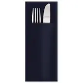 SWS 1250 Servietten Bestecktaschen CutleryStar PAP 38x32 cm schwarz 2-lagig