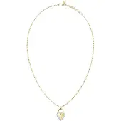 GUESS JUBN06060JWYGRHT/U Damen-Halskette Herz Schloss Goldfarben