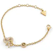 GUESS JUBB06052JWYGS Damen-Armband Herz Goldfarben