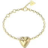 GUESS JUBB06074JWYGS Damen-Armband Herz Goldfarben
