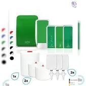 Blanc HYGIENIC HYGIENE-KOMPLETT-Set SENSOR: Handtuch-, Schaumseifen-, Desinfektions-, Toilettenpapierspender & Sitzreiniger inkl. Füllmittel