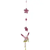Formano Hängedeko Eisvogel Kolibri rosa L. 40cm aus Acryl F25
