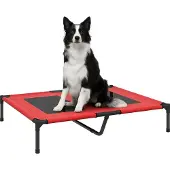 PawHut Hundeliege outdoor Hundebett Katzenbett Hundesofa Hunde Schlafplatz Rot
