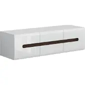 Petits-meubles TV-Möbel Darrel mit 2 Schubladen und 2 Türen, Weiß, 150cm