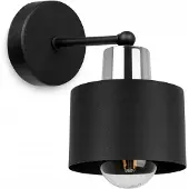 Light11 HOME Wandleuchte Kinkiet Deckenlampe Schwarzer Lampenschirm LED Modern