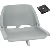 Syfax 2-tlg. Bootssitz-Set Klappbar Grau