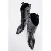 Forever & Always Teodora Leder Blockabsatz Stiefel (Damen)